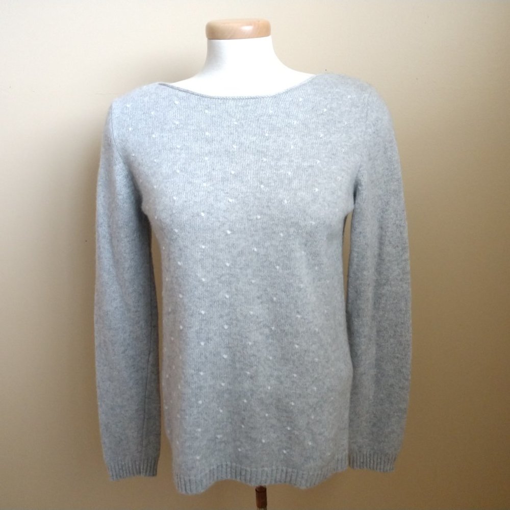 Hekla & Co Large Grey Merino Wool Sweater